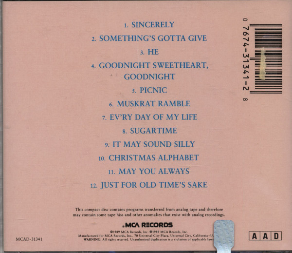 The McGuire Sisters' Greatest Hits (CD)