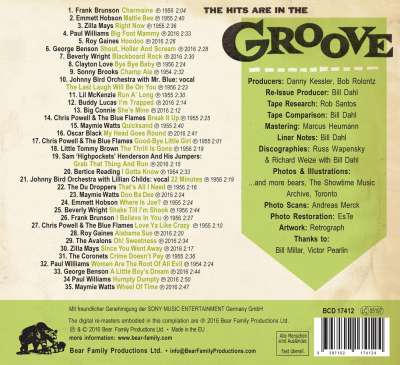 Various - Groove Records CD: Rockin' The Groove (CD) - Bear Family
