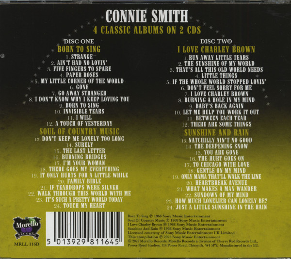 Born To Sing - Soul Of Country Music - I Love Charley - Sunshine And Rain (2-CD)