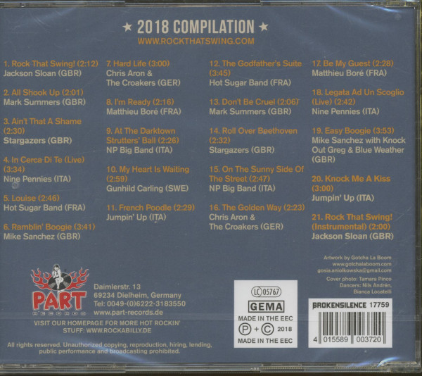 Rock That Swing - Festival Compilation 2018 (CD)