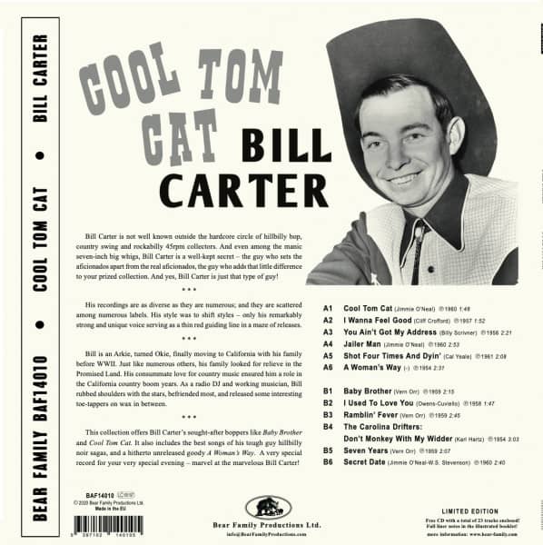 Cool Tom Cat (LP, 10inch & CD, Ltd. 45rpm)
