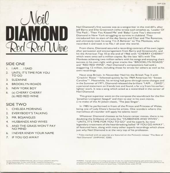 Red, Red Wine (LP)