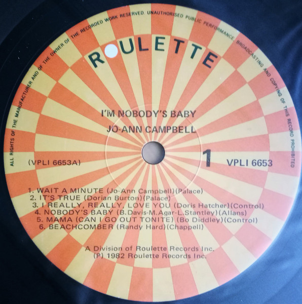 I'm Nobody's Baby (LP)
