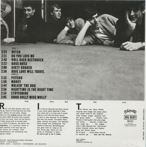 Here Are The Sonics!!! (LP)