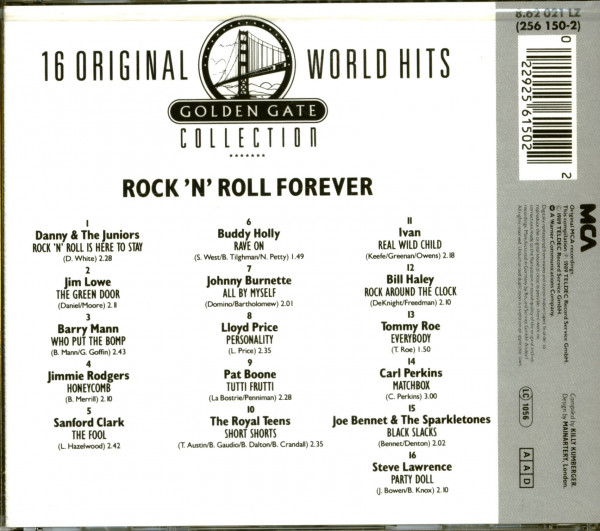 Rock 'N' Roll Forever - 16 Original World Hits (CD)
