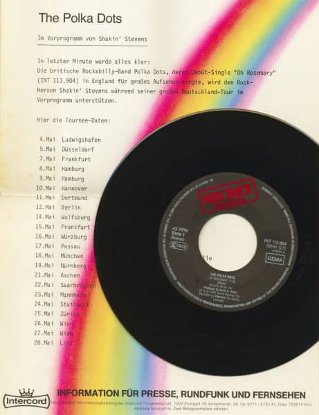 Oh Rosemary - Don't Love Me At All (7inch, 45rpm, PS)