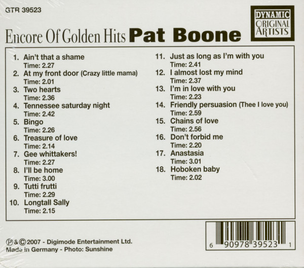 Encore Of Golden Hits (CD)