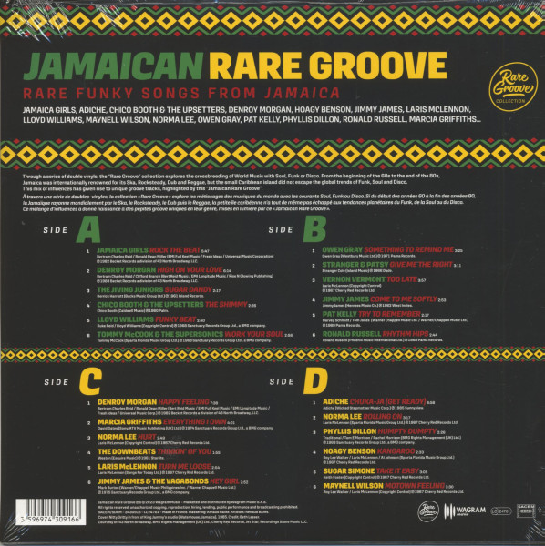 amaican Rare Groove : Rare Funky Songs From Jamaica (2-LP)