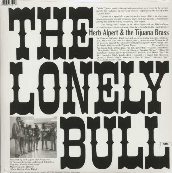 The Lonely Bull (LP, 180g Vinyl)