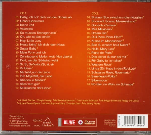 Schlager-Raritäten - Baby, ich hol' Dich von der Schule ab (2-CD)