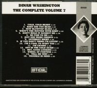 Preview: The Complete Dinah Washington Vol.7 (CD) Preview: The Complete Dinah Washington Vol.7 (CD)
