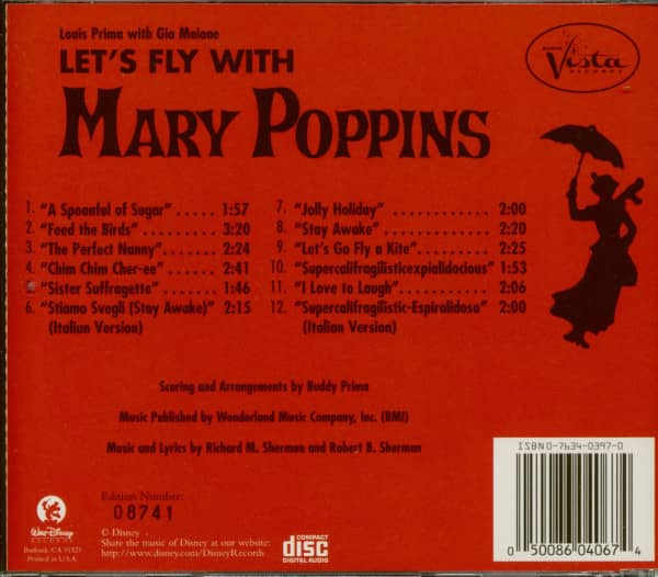 Let's Fly With Mary Poppins (CD, Ltd.)