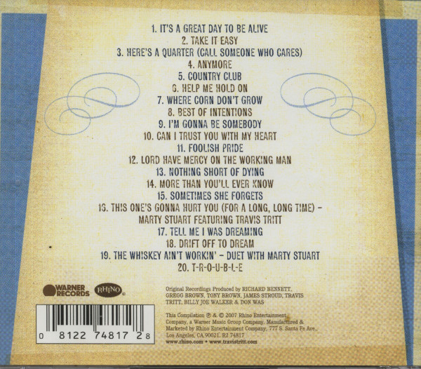 The Very Best Of Travis Tritt (CD)