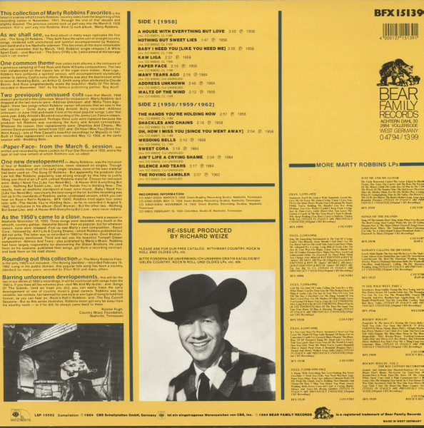The Marty Robbins Files Vol.5 (LP)