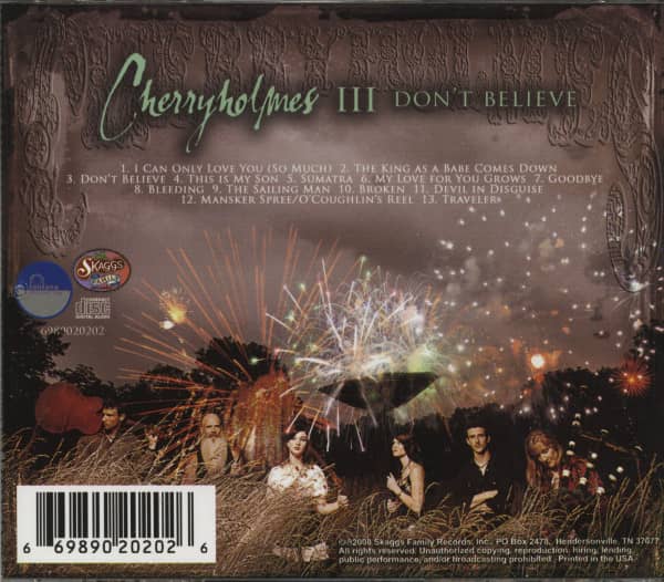Cherryholmes III - Don't Believe (CD)