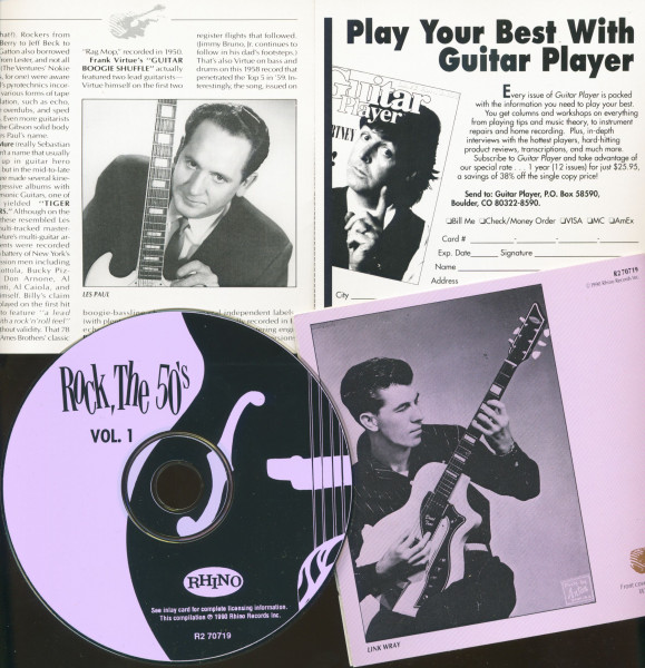 Guitar Player Presents: Legends Of Rock Guitar, Vol.1 - The 50s (CD)