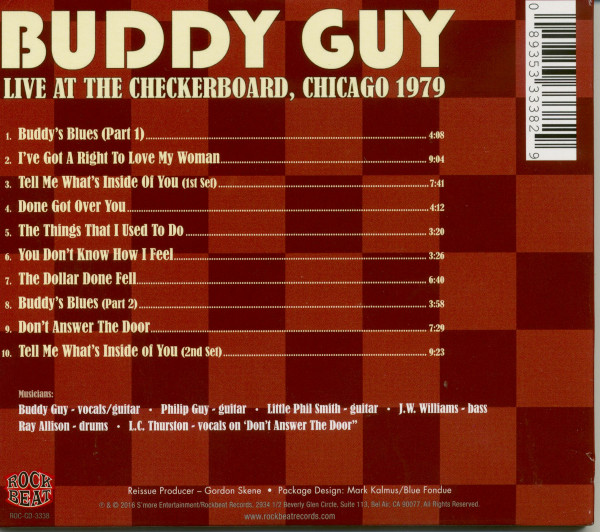 Live At The Checkerboard Lounge 1979 (CD)