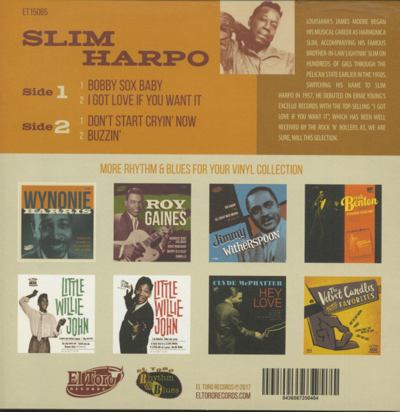 Slim Harpo (7inch, EP, 45rpm, PS)