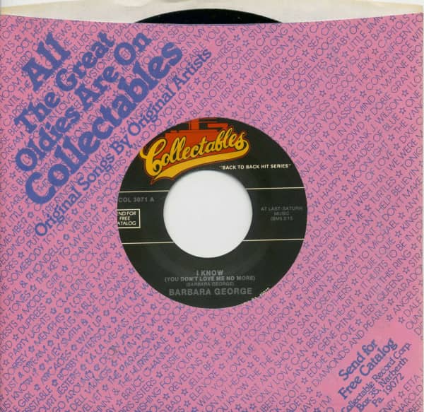 I Know (You Don't Love Me No More - Ko Ko Mo (7inch, 45rpm, BC, CS)