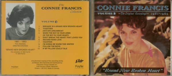 The Connie Francis Collection (3-CD, Canada)