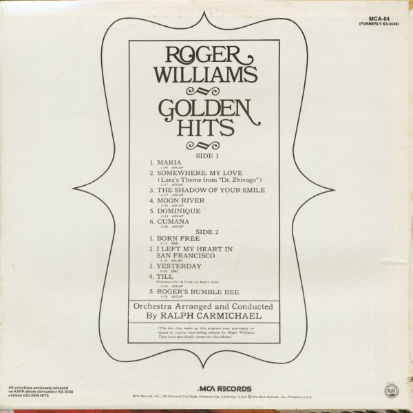 Golden Hits (LP. Cut-Out)