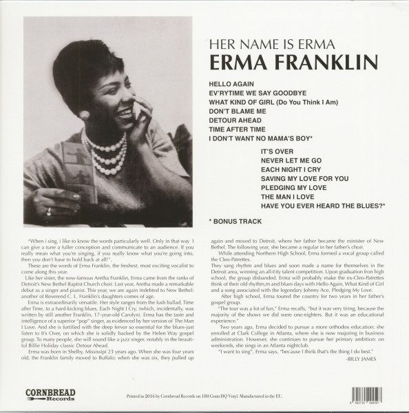 Her Name Is Erma (LP, 180g, Ltd.)