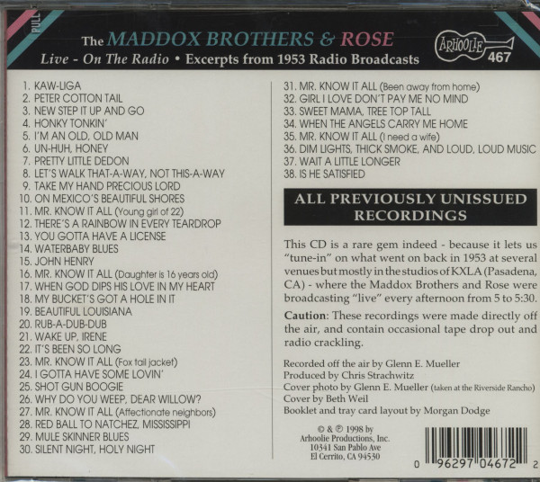 Live - On The Radio (CD)