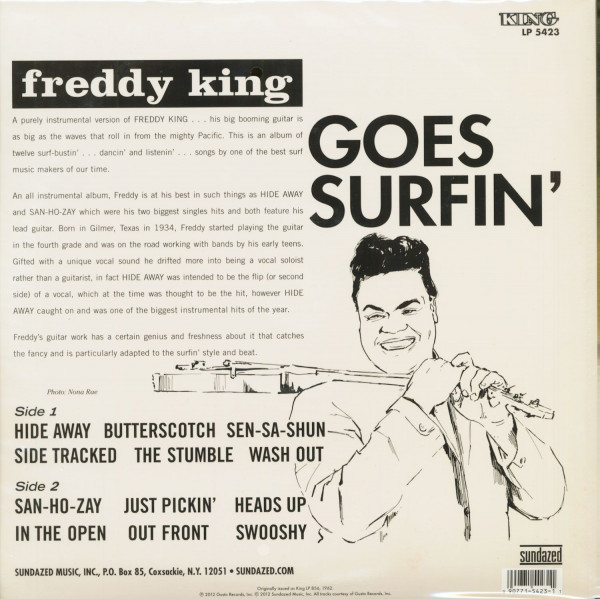 Freddy King Goes Surfin' (LP, 180g Vinyl)