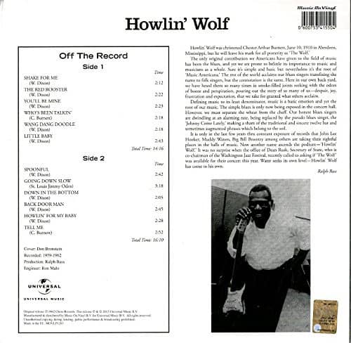 Howlin' Wolf (LP, 180g Vinyl)