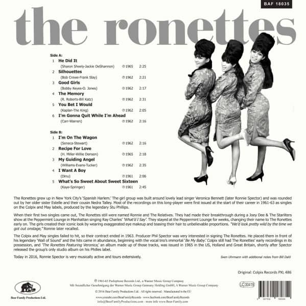 The Ronettes Featuring Veronica (LP, 180g Vinyl)
