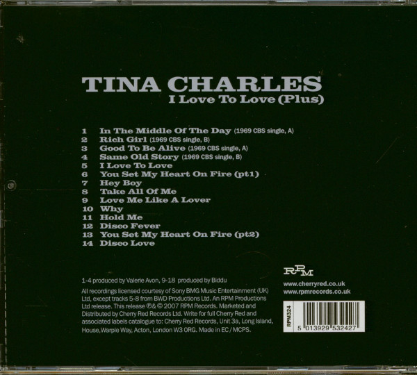 I Love To Love - Plus CD)