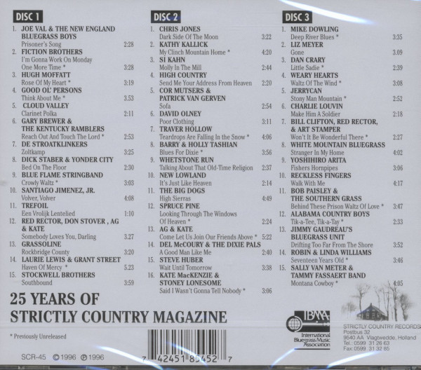 25 Years Of Strictly Country Magazine (3-CD)