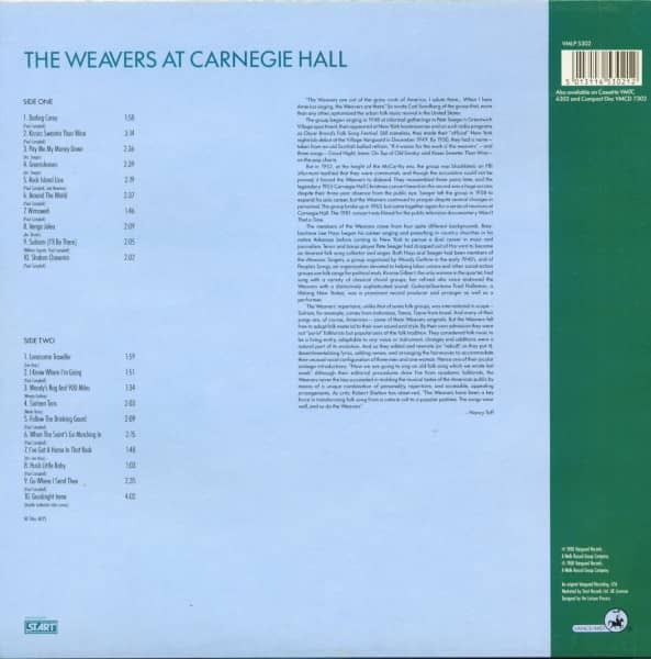The Weavers At Carnegie Hall (LP)