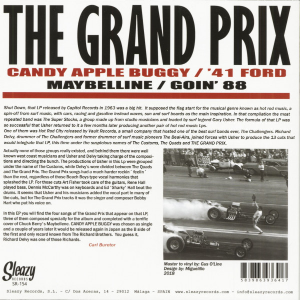 Candy Apple Buggy (7inch, EP, Ocean Blue Vinyl, Ltd.)