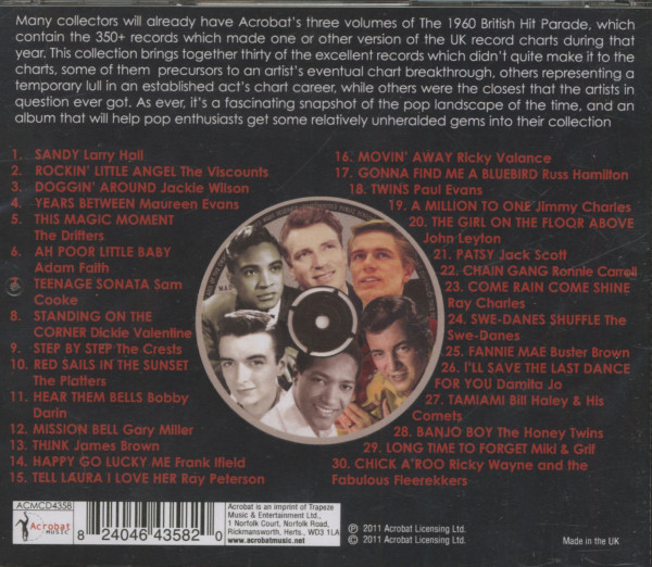 The Ones That Got Away 1960 (CD)