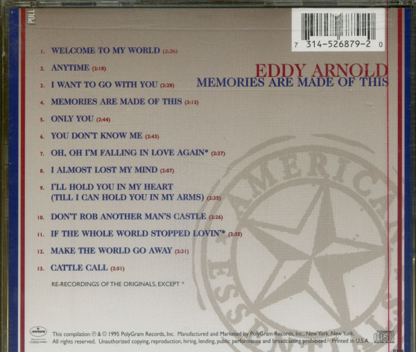 Memories Are Made Of This (CD)
