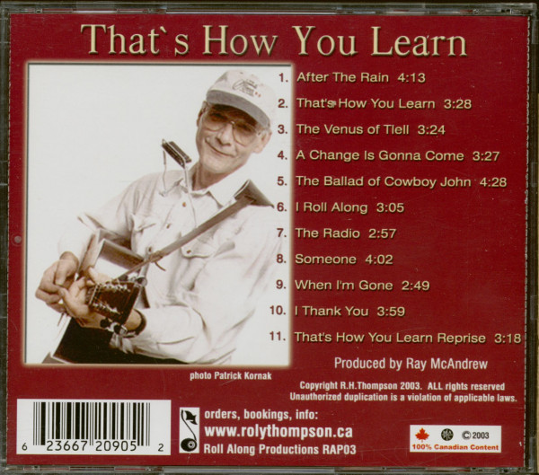 That's How You Learn (CD)
