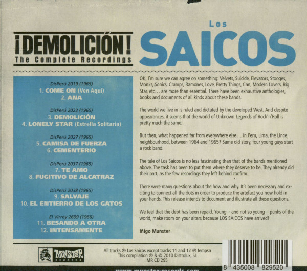 Demolicion! - The Complete Recordings (CD)