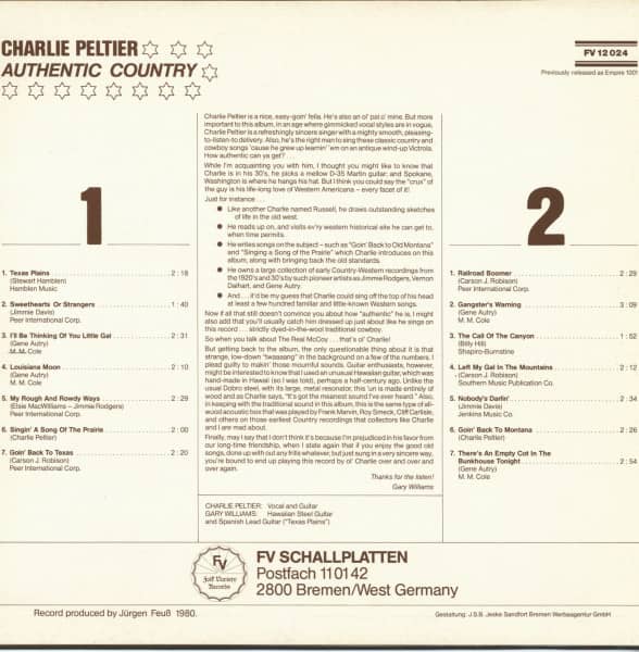 Authentic Country (LP)