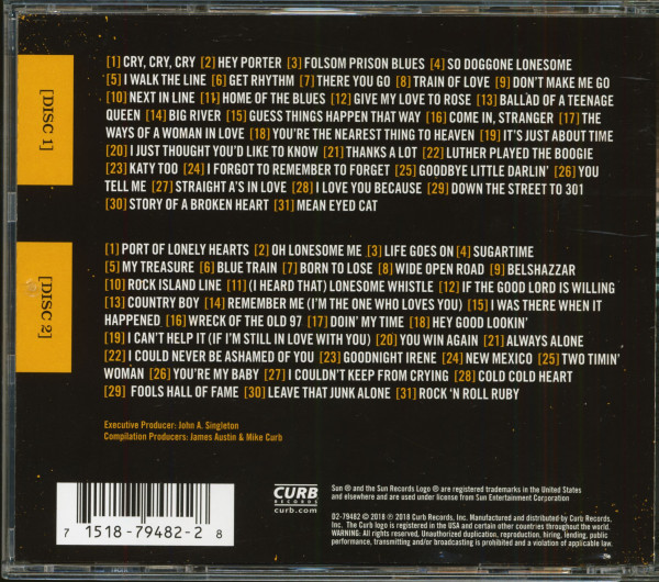 The Total Johnny Cash Sun Collection (2-CD)