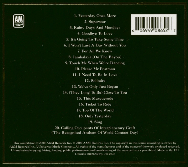 Gold - Greatest Hits (CD)