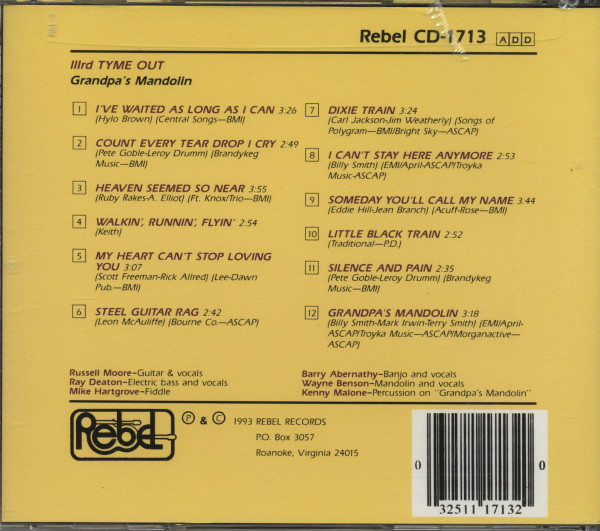 Grandpa's Mandolin (CD)