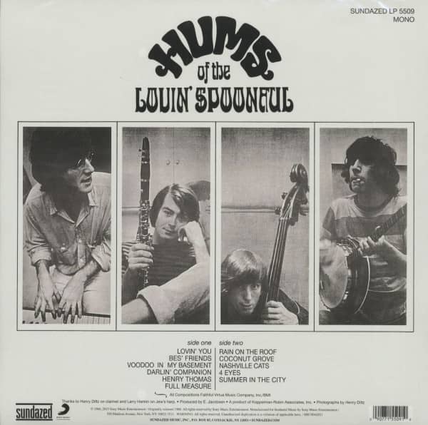 Hums Of The Lovin' Spoonful - 180 Gram Mono Edition LP