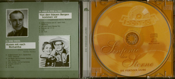 Sinfonie der Sterne, 40er Jahre
