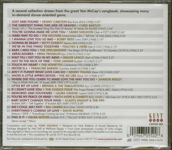 This Is It! More From The Van McCoy Songbook 1962-1977 (CD)
