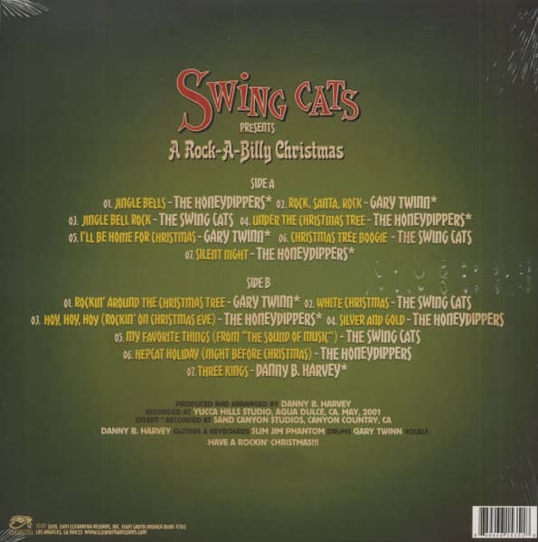 Swing Cats Presents - A Rock-A-Billy Christmas (LP, Red Vinyl, Ltd.)