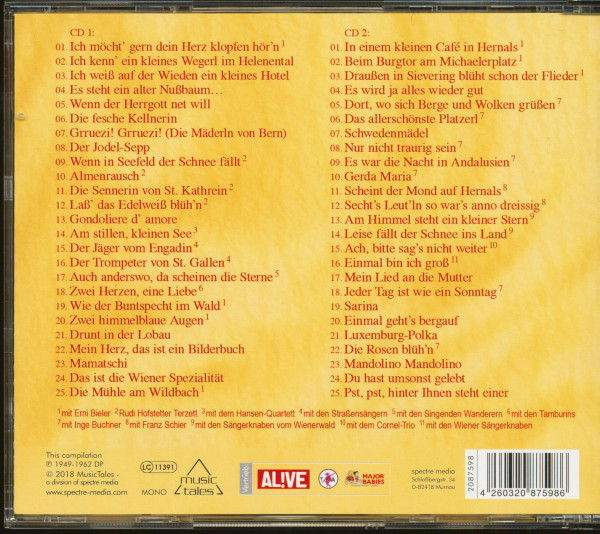 Ich möcht' gern dein Herz klopfen hör'n - 50 große Erfolge (2-CD)