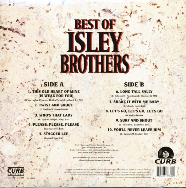 This Old Heart Of Mine - Best Of Isley Brothers (LP, 180g Vinyl)