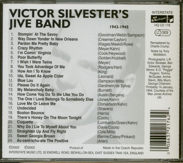 Victor Silvester's Jive Band 1943-1945 (CD)