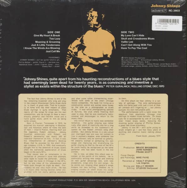Johnny Shines (LP, 180g Vinyl)